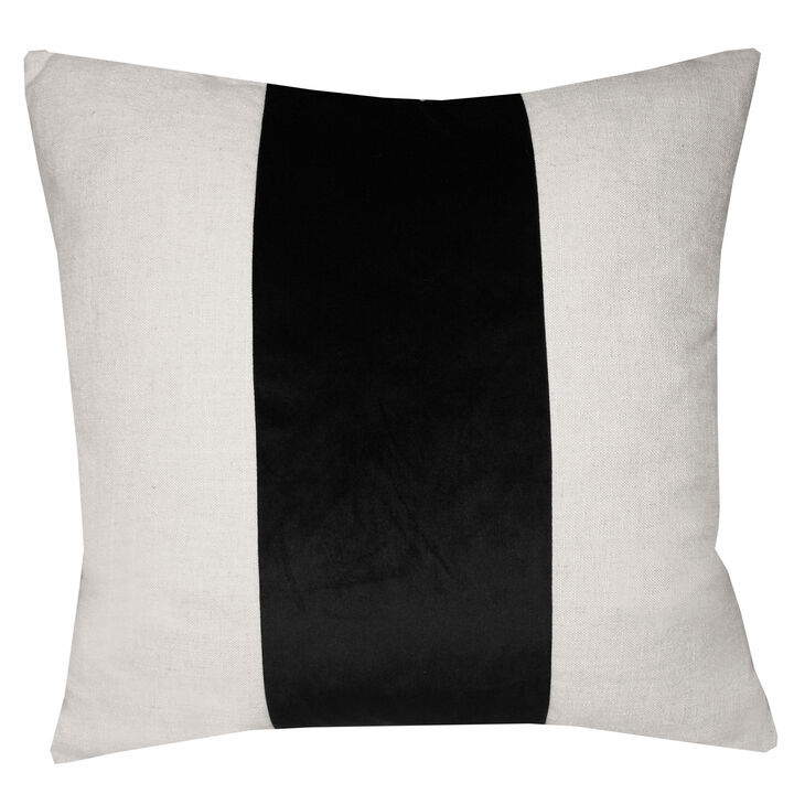 Black Stripe Pillow