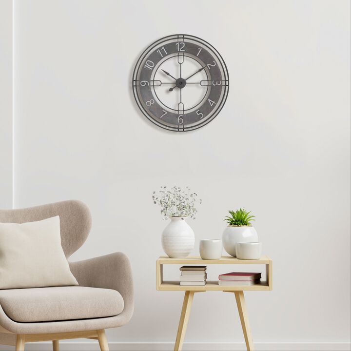 Antique Gray Casual Wall Clock