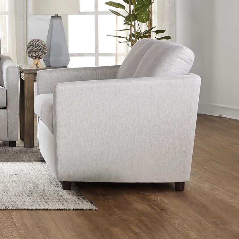 New Classic Furniture Elio Beige Polyester Fabric 3-seater Sofa Couch