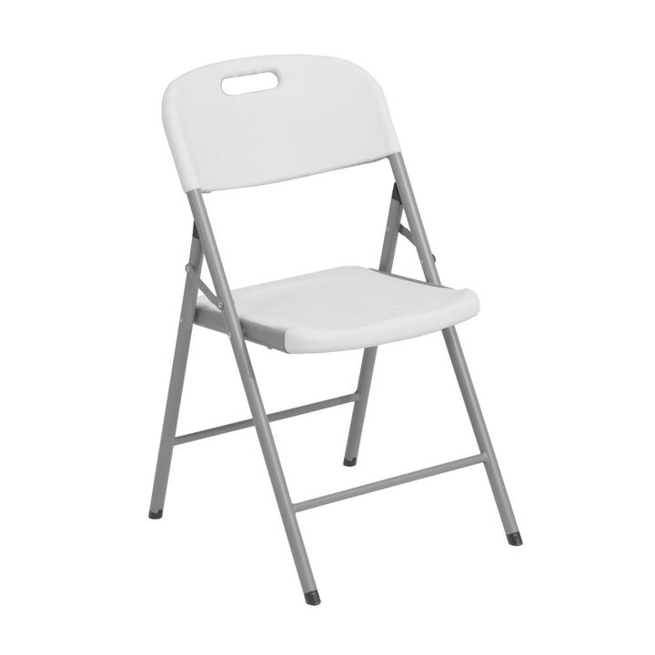 Techni Home Premium Comfort Granite White Folding Chairs – Set of 4