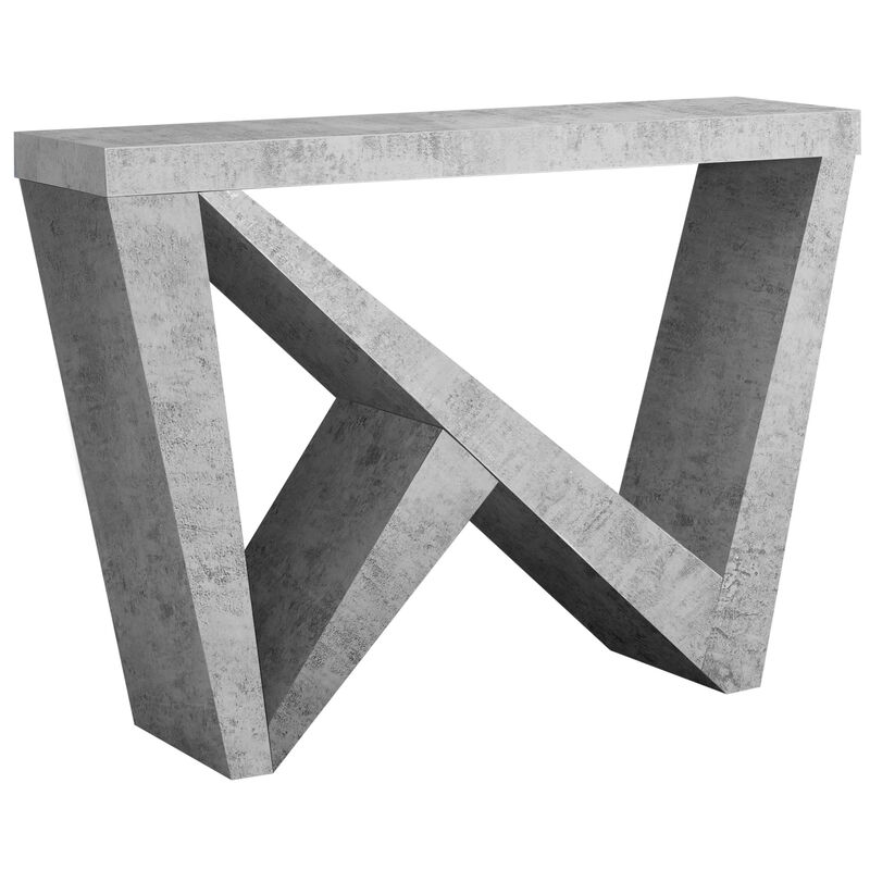 Monarch Specialties I 2436 Accent Table, Console, Entryway, Narrow, Sofa, Living Room, Bedroom, Laminate, Grey, Contemporary, Modern