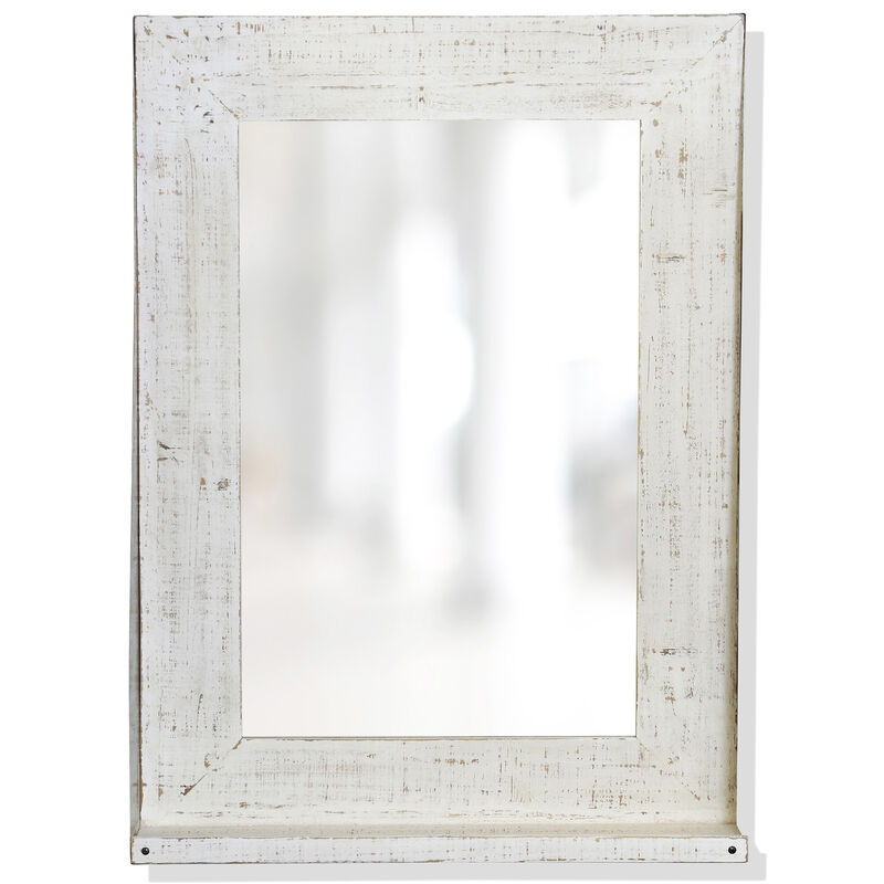 Barnwood & Galvanized Mirror