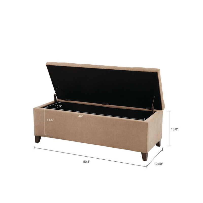 Shandra Tufted Top Storage Bench