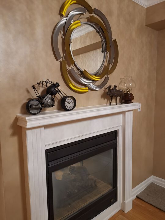 Motorcycle Table Clock