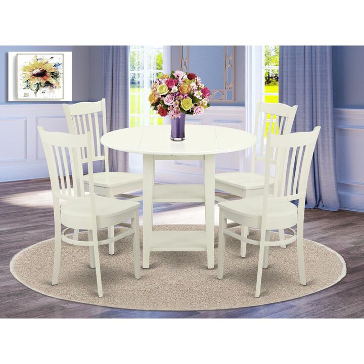 Dining Room Set Linen White
