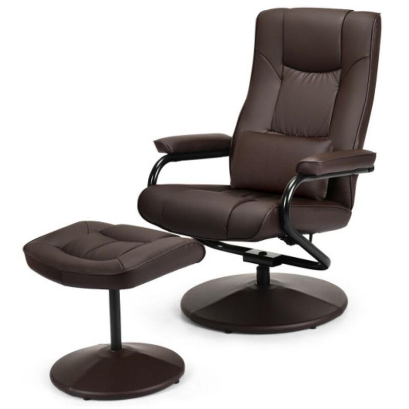 Swivel Recliner Chair Comfortable Armchair for Lounging and Relaxation