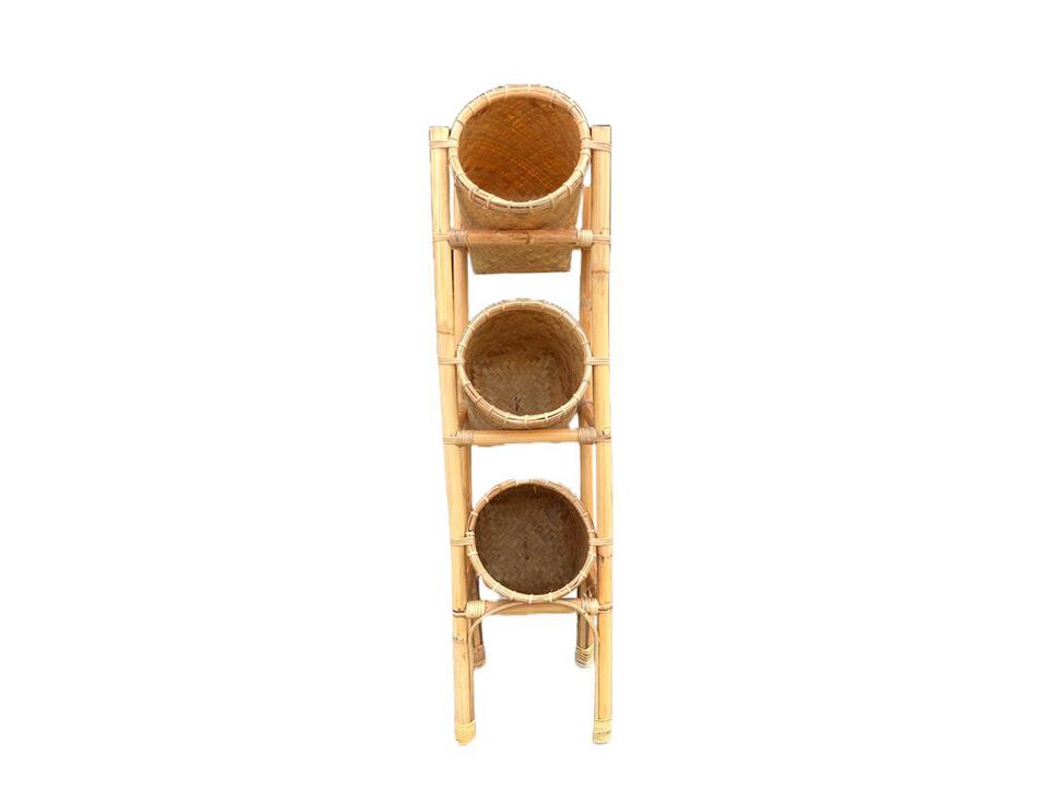 Rattan Wicker 3 Fruits Basket