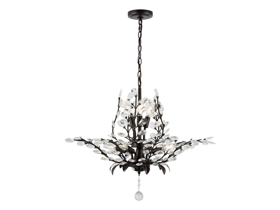 Diantha 7-Light Contemporary Bohemian Iron/Acrylic LED Pendant