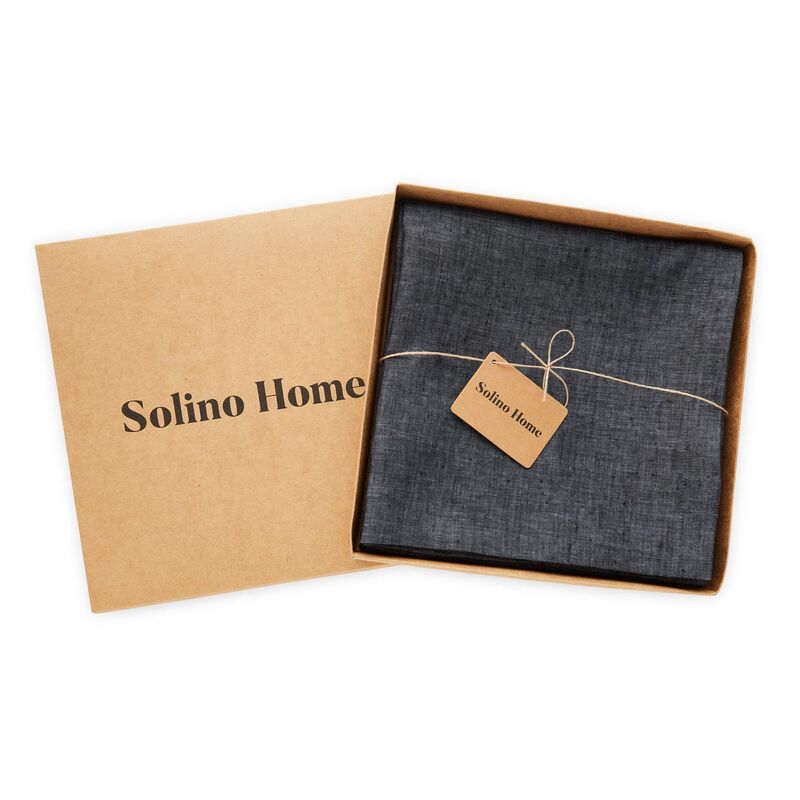 Solino Home 100% Pure Linen Curtain | Linen for Thanksgiving, Christmas