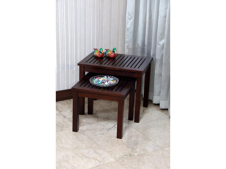 Mahogany Nesting Table  (set of 2 pcs)