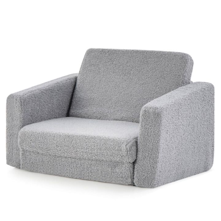Hivvago 2-in-1 Children’s Convertible Sofa to Lounger