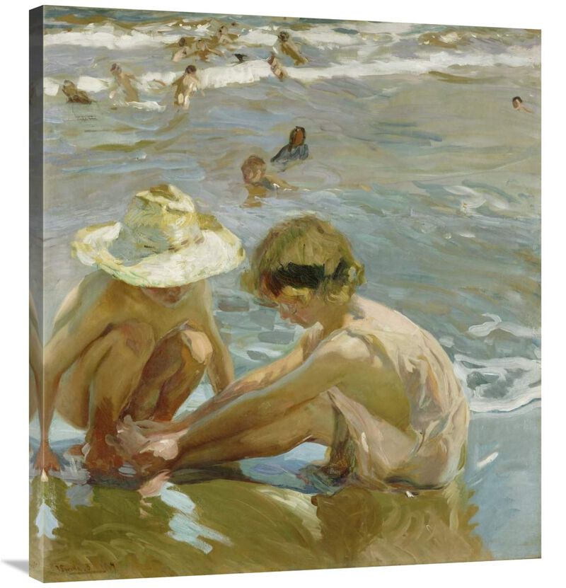 The Wounded Foot-Canvas Art-32.4x36