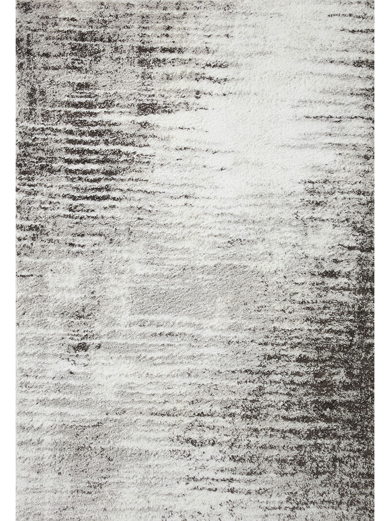 Bliss BLS07 Grey/Cream 3'11" X 6' Rug