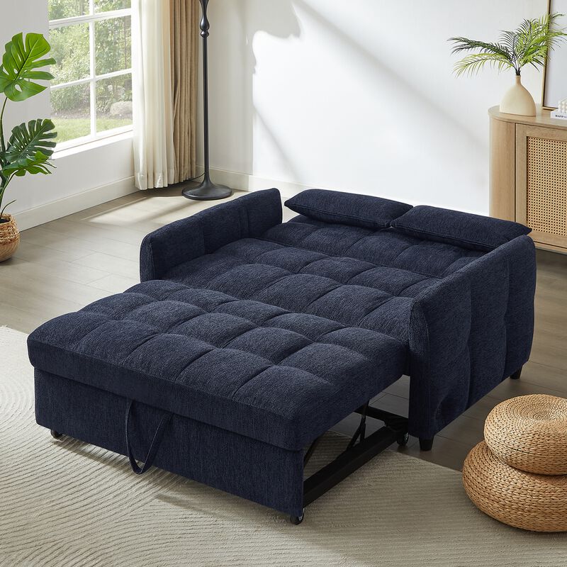 Merax Loveseat Sofa Pull-out Sleeper Sofa with 3 USB Ports