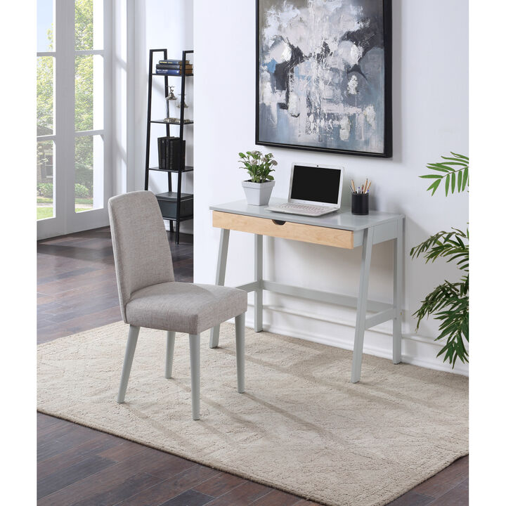 Hilton Desk In Gray/Natural