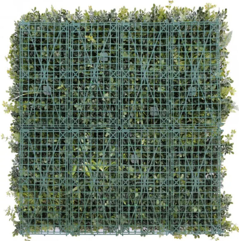 Premium Mixed Ivy Spring Sensation Artificial Green Wall 40" x 40" 11SQFT Commercial Grade UV Resistant