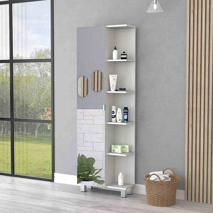 Los Angeles Linen Cabinet with mirror