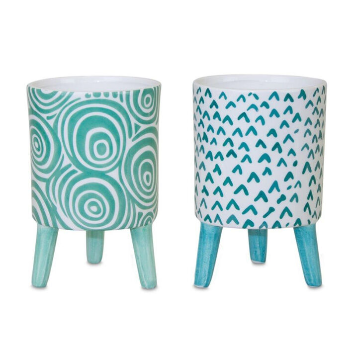 Decorative Pot with Legs for Stylish Indoor and Outdoor Plant Display
