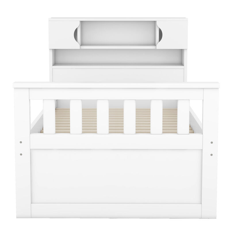 Merax Captain Platform Bed Frame with Storage