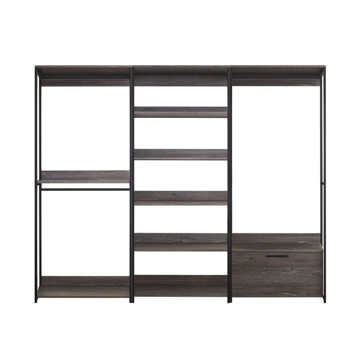 FC Design Klair Living Wood Walk-in Closet System