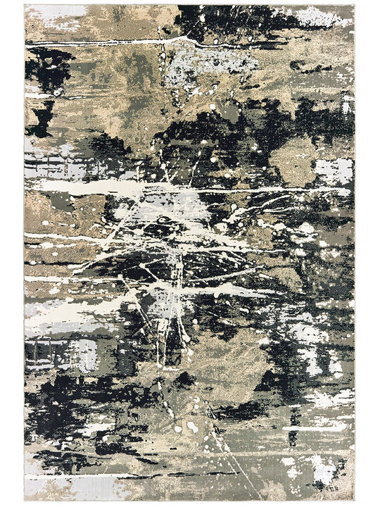 Bowen 3'10" x 5'5" Black Rug