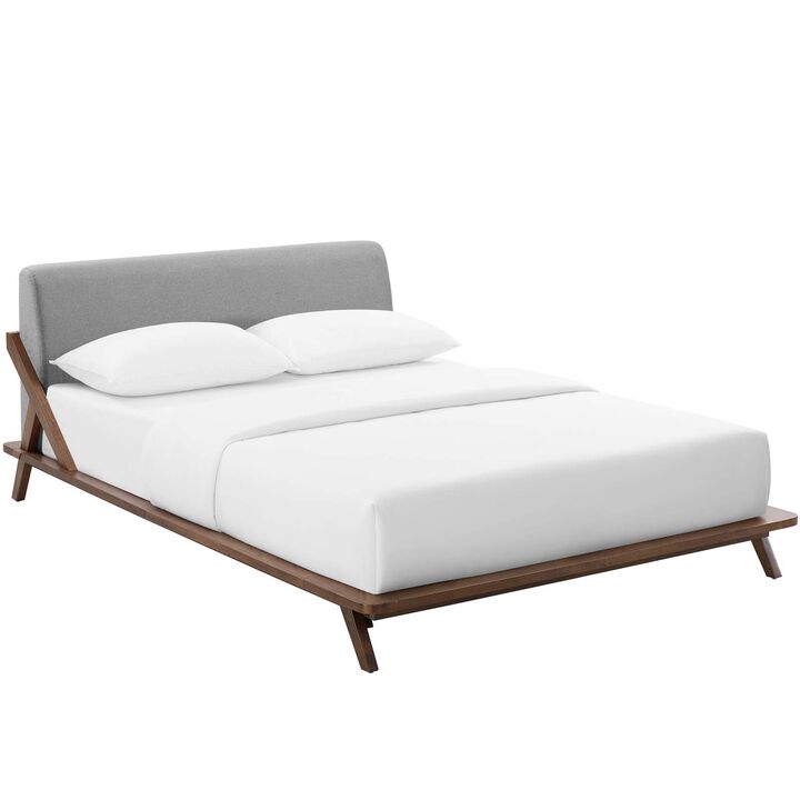 Modway - Luella Queen Upholstered Fabric Platform Bed