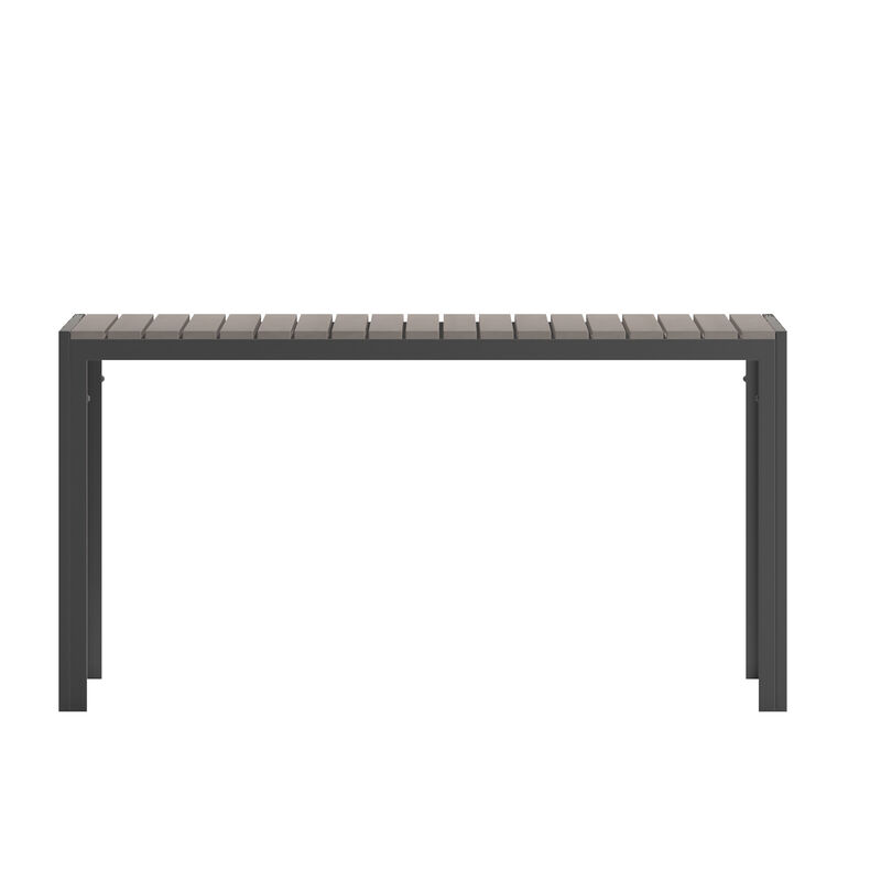 Faux Teak Restaurant Table