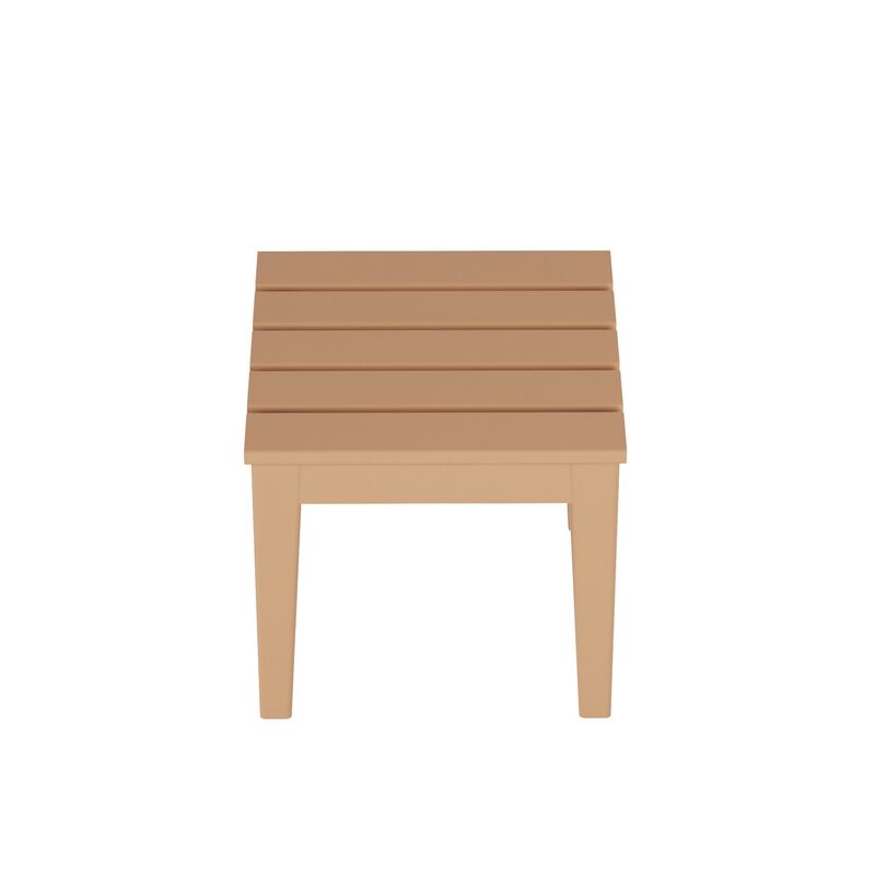 WestinTrends Outdoor Patio Modern Adirondack Side Table