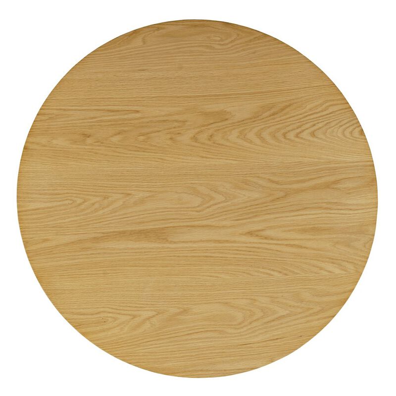 Jofran Brix Mid-Century Modern Floating Sculpture Round Layered Coffee Table