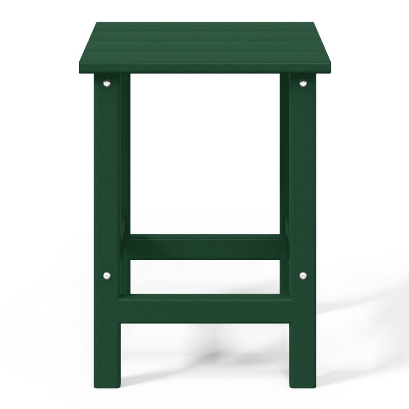 WestinTrends Westintrends 14" square outdoor Side table for Adirondack chair