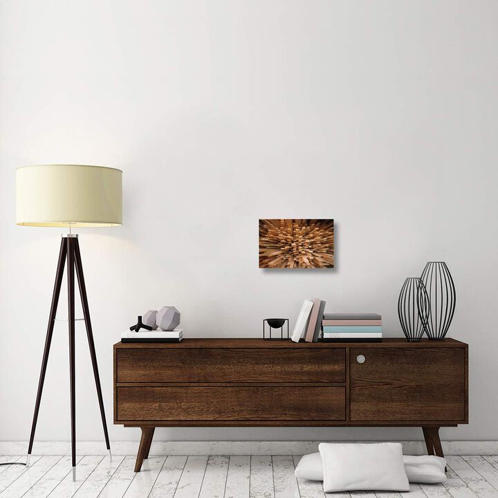 Milled wood planks in a stack, Europe-Canvas Art-18x12