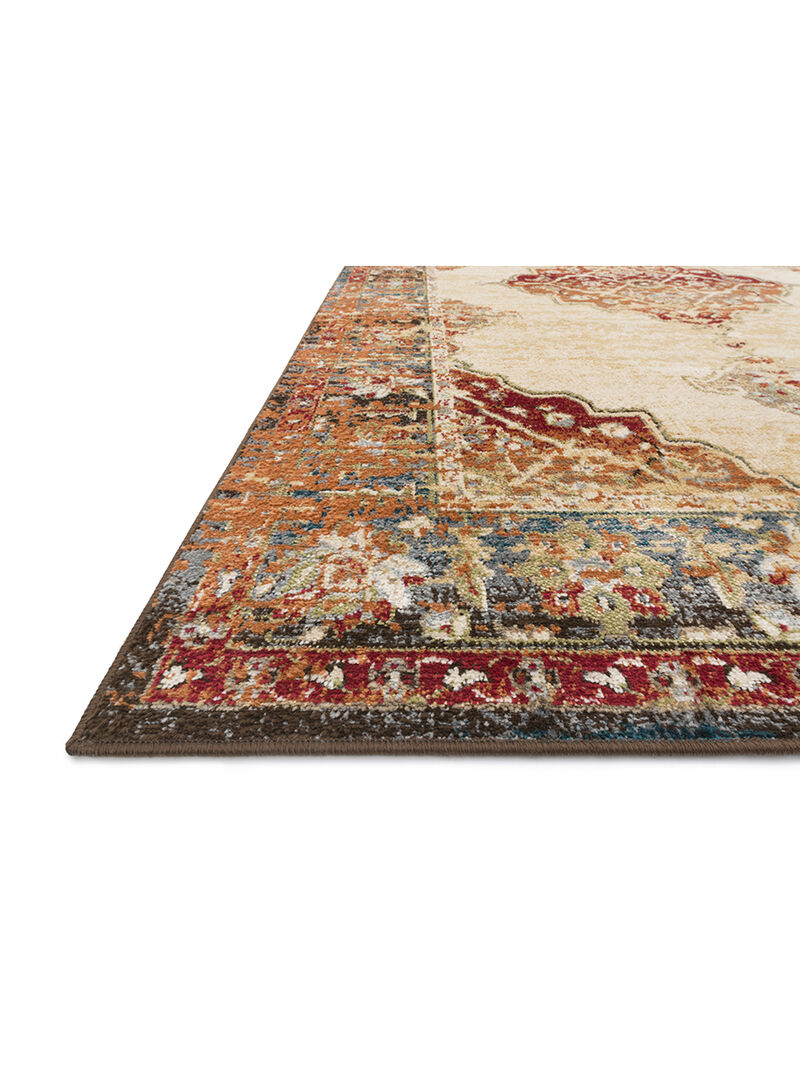 Isadora ISA04 Antique Ivory/Sunset 6' x 9' Rug by Loloi II