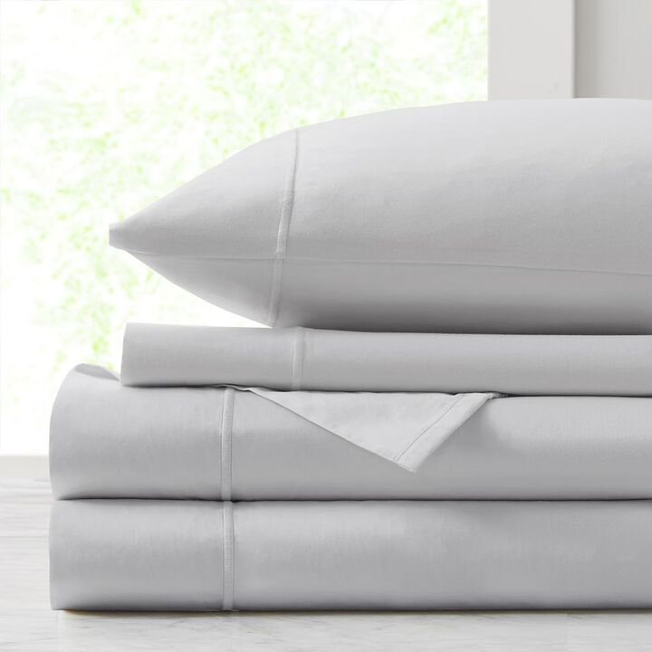 Belen Kox 500TC Cotton Sheet Set, 102x108, Grey, Cal King1, Belen Kox