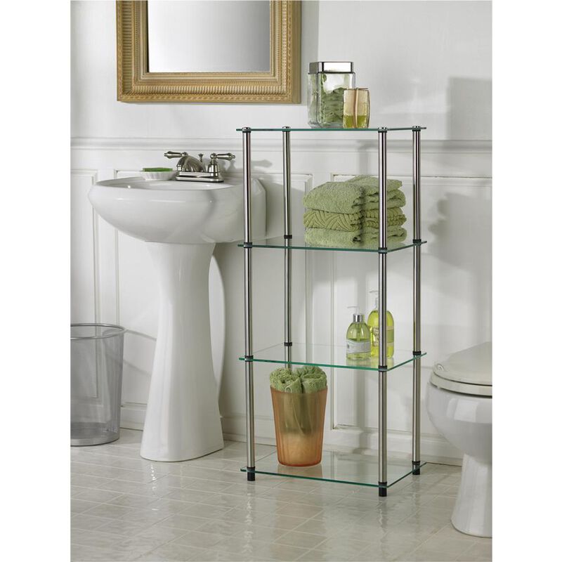 Convience Concept, Inc. Designs2Go Classic Glass 4 Tier Tower