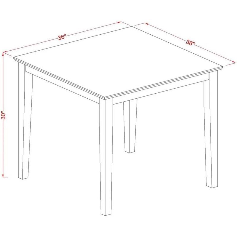 3-PIECE MID CENTURY KITCHEN TABLE SET