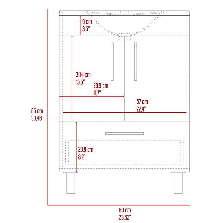 FM FURNITURE LLC Otello Single Bathroom Vanity