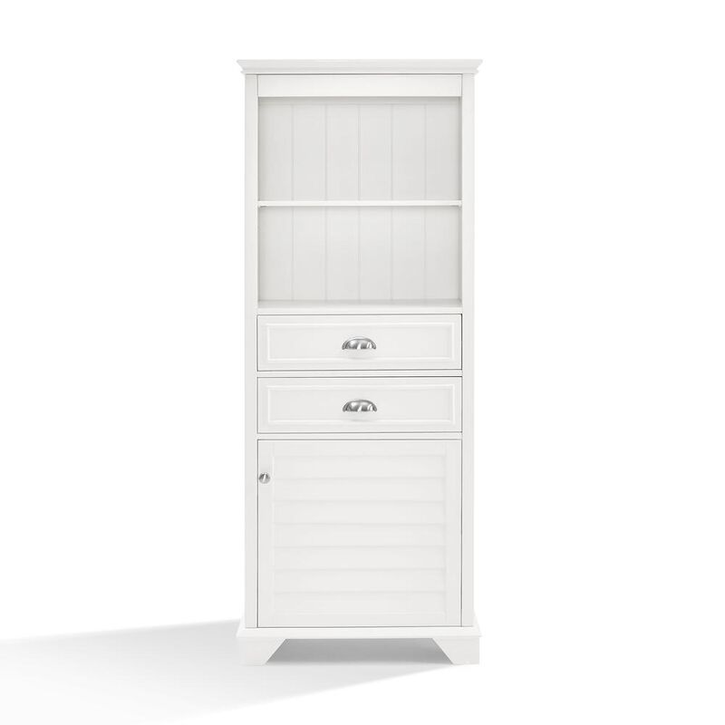Crosley Furniture Lydia Tall Cabinet White