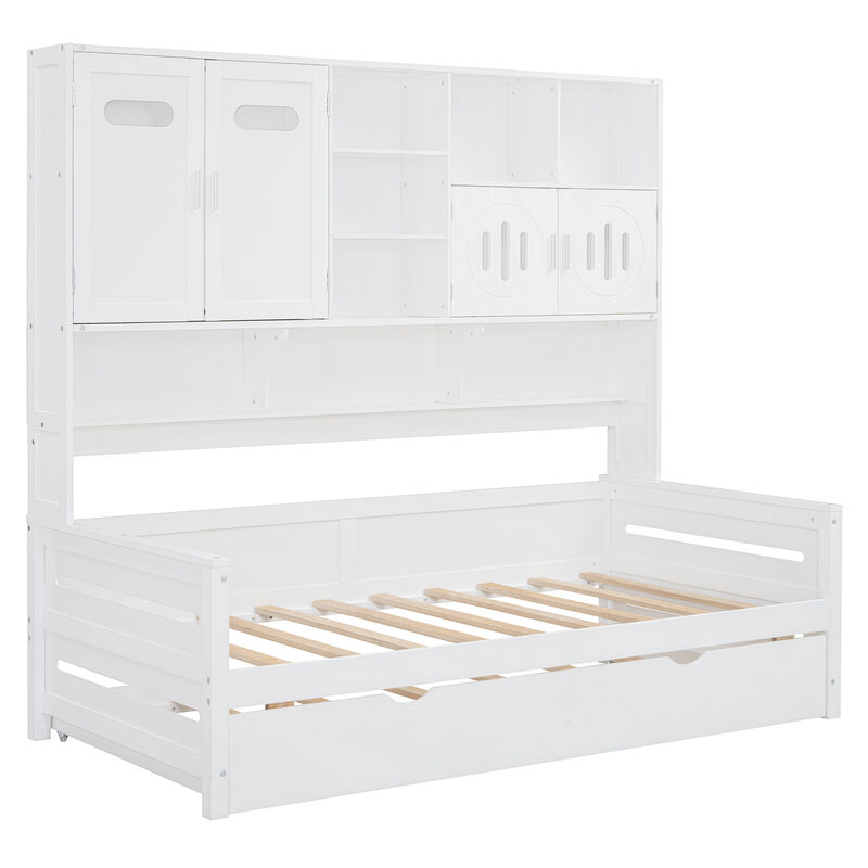 Merax Storage Daybed Bed with Trundle