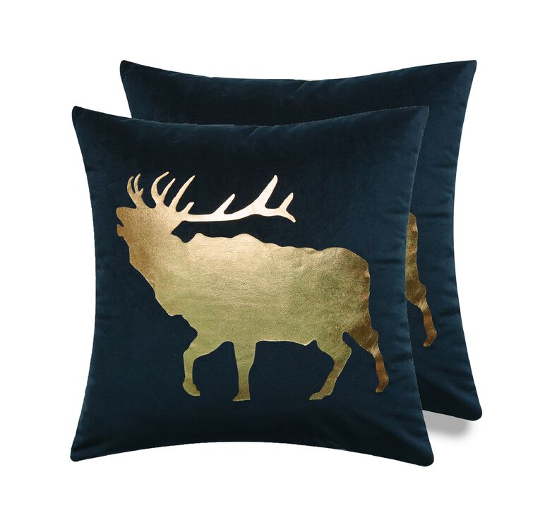 Christmas Icons throw pillow - set of 2