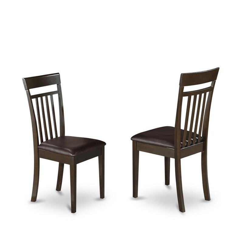 East West Furniture 9-Pc Dining room set-Table and 8 Kitchen Chairs