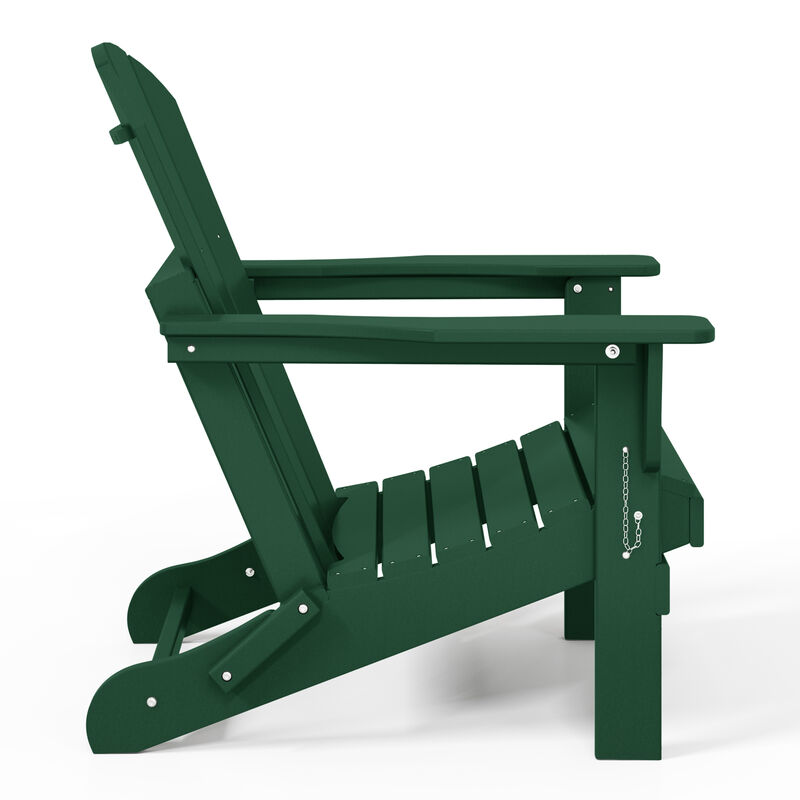 WestinTrends Westintrends 4-Piece set outdoor folding Poly Adirondack chair