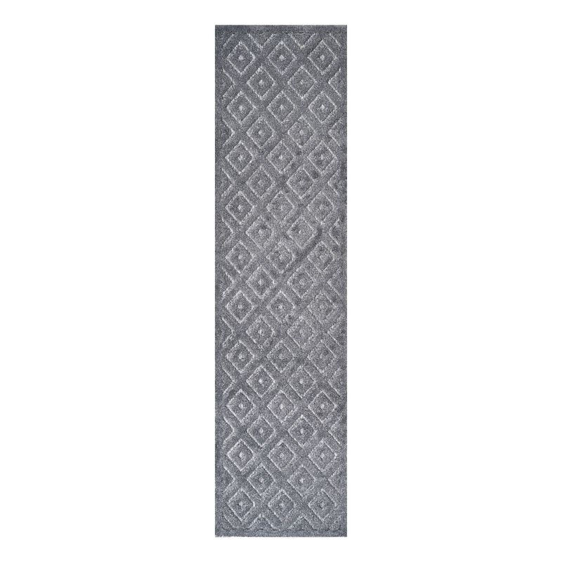 Portmany Neutral Diamond Trellis Indoor/Outdoor Area Rug