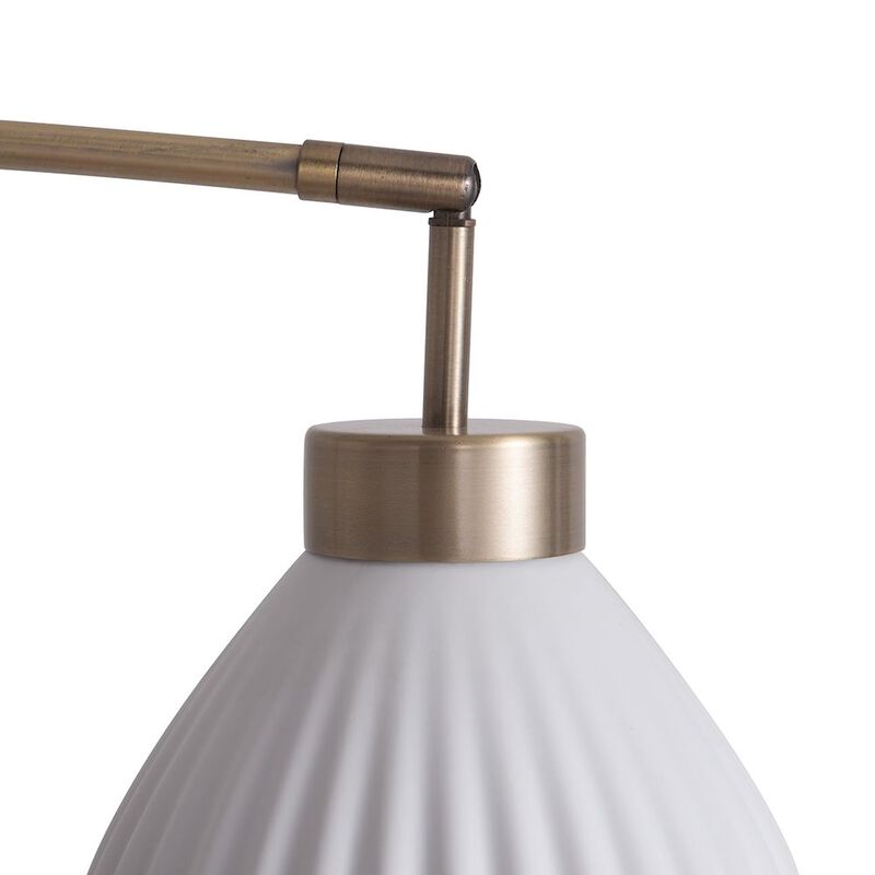 NOVA OF CALIFORNIA Santa Clara 3 Light Arc Floor Lamp - Weathered Brass