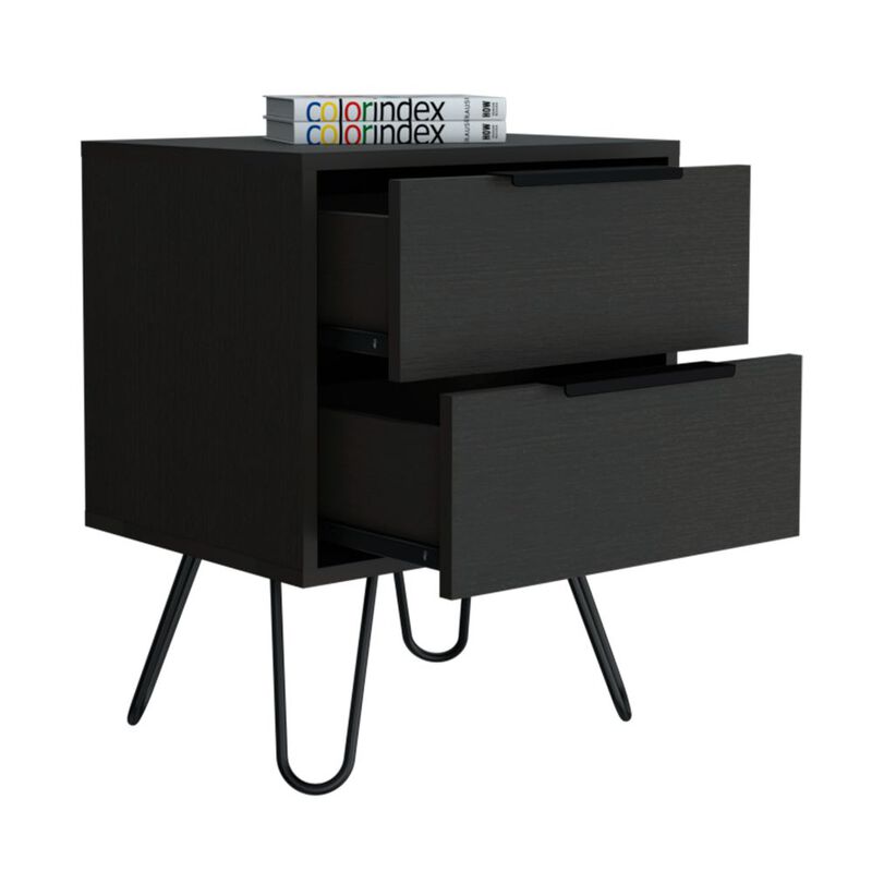 Nightstand Skyoner 2, Bedroom, Black