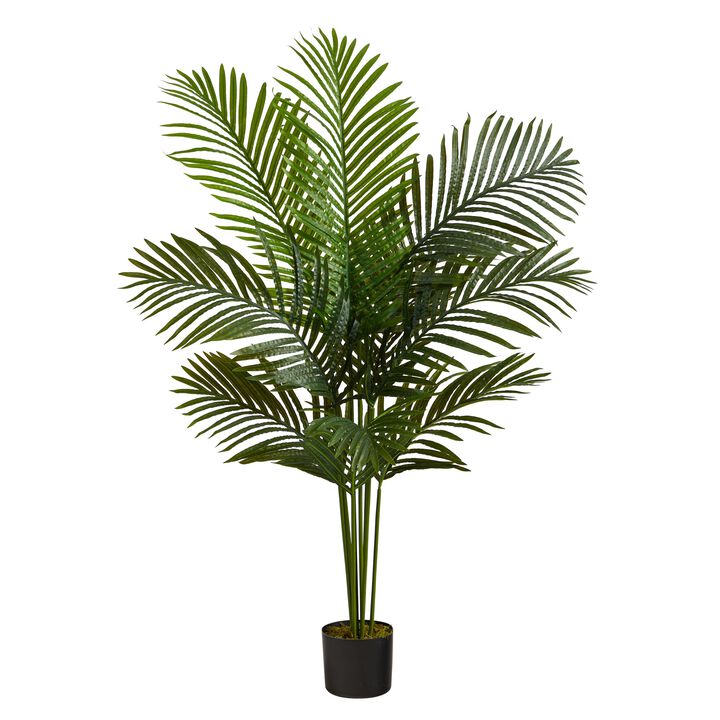 Hivvago 4 Feet Paradise Palm Artificial Tree