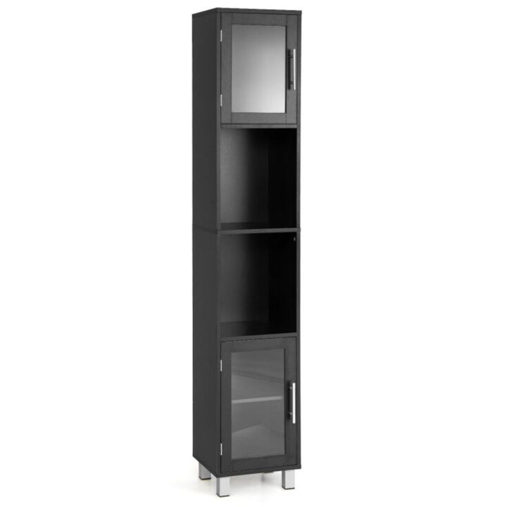 Hivvago 71 Inch Tall Tower Bathroom Storage Cabinet and Organizer Display Shelves for Bedroom