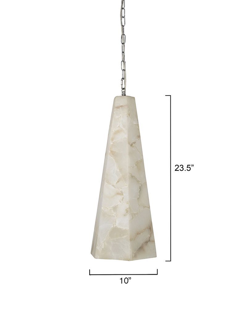 Borealis Tall Hex Pendant