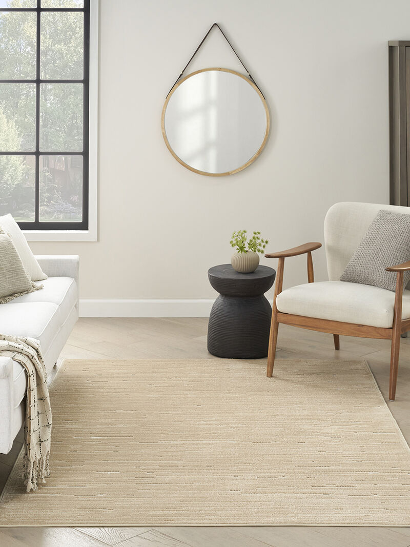 Care Free CAF04 Taupe 3'11" x 5'11" Rug
