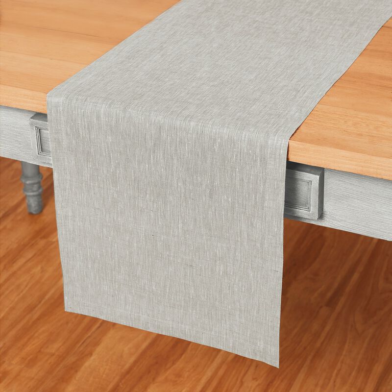 Solino Home 100% Pure Linen Table Runner | Athena for Thanksgiving, Christmas