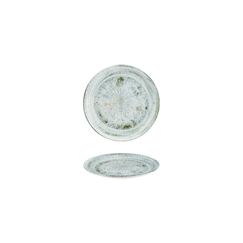 Odette dia.6.75" Round Decorated Porcelain Plate (Set of 4)